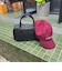 FR横長レザーボストンバッグ
