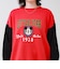 【MICKEY/ミッキー】裏起毛クルーネックトレーナー 袖デニム
