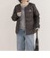 《別注》【TAION/タイオン】CREW NECK BUTTON DOWN JKT ダウンジャケット