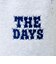【THE DAYS/ザ デイ】HIGE SWEAT PANTS 髭文字刺繍 スウェットパンツ 裏起毛