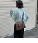 《500mlボトル収納可/通勤にもおすすめ》パイピングスクエアボストンバッグ