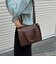 《500mlボトル収納可/通勤にもおすすめ》パイピングスクエアボストンバッグ