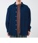 Stripe crepe ストライプ楊柳 ロングスリーブオーバーサイズシャツ　