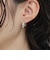 ビジュー埋込ワンタッチピアス