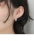 ビジュー埋込ワンタッチピアス