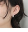 ビジュー埋込ワンタッチピアス
