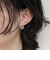 クリアストーンワンタッチピアス