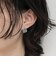 クリアストーンワンタッチピアス