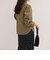 【WEB限定カラーあり】フロントギャザーコンパクトシャツ