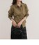 【WEB限定カラーあり】フロントギャザーコンパクトシャツ