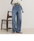 Soft color straight Denim
