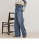 Soft color straight Denim