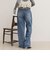 Soft color straight Denim