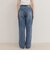 Soft color straight Denim