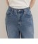 Soft color straight Denim