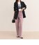 Soft color straight Denim