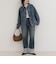 Dual Hem Lace Denim