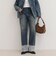 Dual Hem Lace Denim