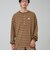 【GEVACO/ゲバコ】ヘンリーネックボーダー ロングスリーブTシャツ