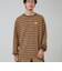 【GEVACO/ゲバコ】ヘンリーネックボーダー ロングスリーブTシャツ