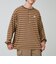 【GEVACO/ゲバコ】ヘンリーネックボーダー ロングスリーブTシャツ