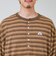 【GEVACO/ゲバコ】ヘンリーネックボーダー ロングスリーブTシャツ