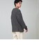 【GEVACO/ゲバコ】ヘンリーネックボーダー ロングスリーブTシャツ