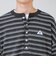 【GEVACO/ゲバコ】ヘンリーネックボーダー ロングスリーブTシャツ