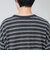 【GEVACO/ゲバコ】ヘンリーネックボーダー ロングスリーブTシャツ