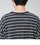 【GEVACO/ゲバコ】ヘンリーネックボーダー ロングスリーブTシャツ