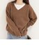 FOX MIX Vネックニットプルオーバー