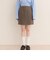 《セットアップ対応》ツィードチェックミニスカート