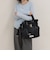 【OUTDOOR PRODUCTS】フェイクレザー2wayベルトトートバッグS