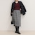 【Oneil of Dublin/オニールオブダブリン】checked midi skirt
