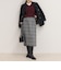 【Oneil of Dublin/オニールオブダブリン】checked midi skirt
