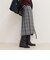 【Oneil of Dublin/オニールオブダブリン】checked midi skirt