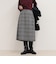 【Oneil of Dublin/オニールオブダブリン】checked midi skirt