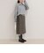 【Oneil of Dublin/オニールオブダブリン】checked midi skirt