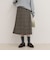 【Oneil of Dublin/オニールオブダブリン】checked midi skirt