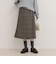 【Oneil of Dublin/オニールオブダブリン】checked midi skirt