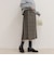 【Oneil of Dublin/オニールオブダブリン】checked midi skirt