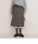 【Oneil of Dublin/オニールオブダブリン】checked midi skirt