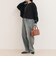 《WEB限定》【DISCUS /ディスカス】ワッフルヘンリーネックロンTシャツ