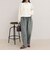 FR刺しゅうドロストスウェットニット
