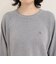 FR刺しゅうドロストスウェットニット