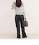 FR刺しゅうケーブル柄ハーフZIPプルオーバー