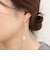 ニュアンスアシメパールピアス