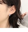 カラー樹脂アメーバメタルピアス