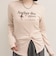 ツイストデザインballetロンTシャツ