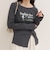 ツイストデザインballetロンTシャツ